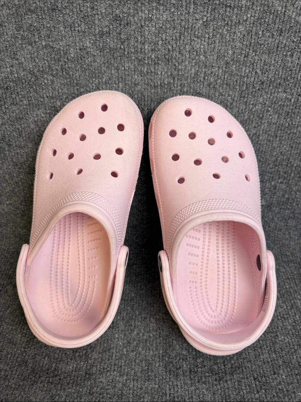 CROCS Light Pink Classic Clog Sandals Women’s 8 Men’s 6 - Picture 6 of 7